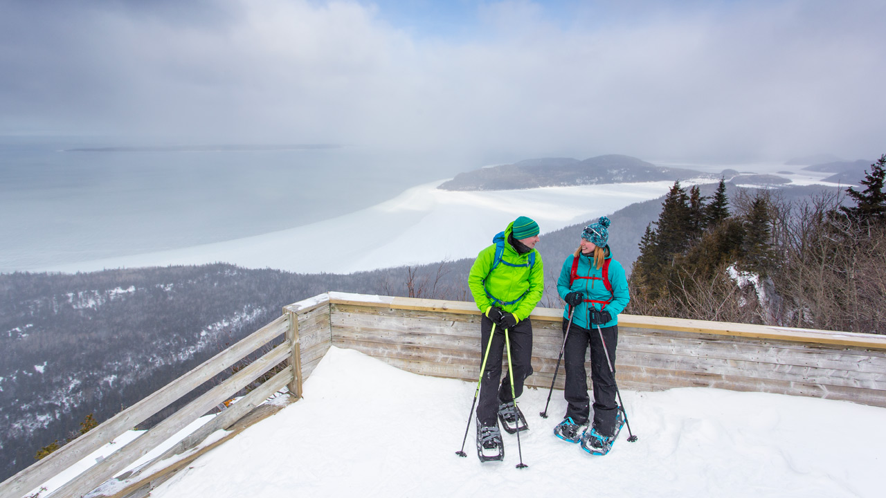 L'hiver à son pic au Bic - Mathieu Dupuis - Parc national du Bic - Sepaq