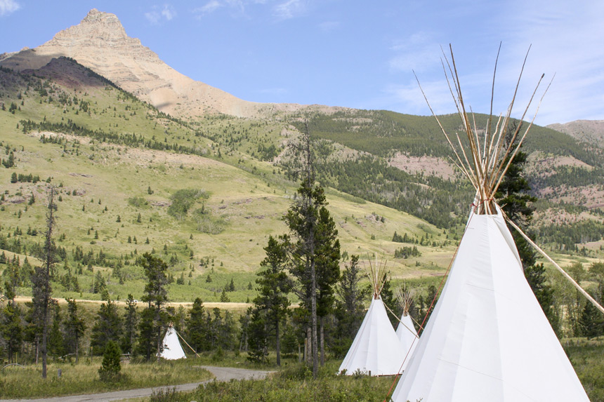 Camping au parc national des Lacs Waterton © Parcs Canada