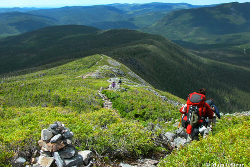 Pic de l'Aube, parc national de la Gaspésie © Alain Lesieur