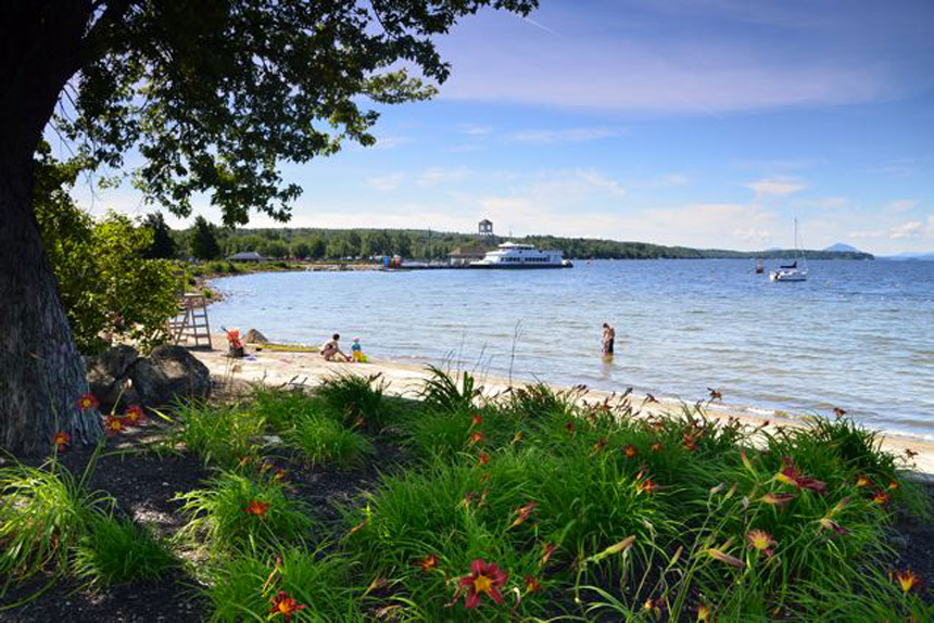 Plage de Magog © Tourisme Cantons-de-l'Est