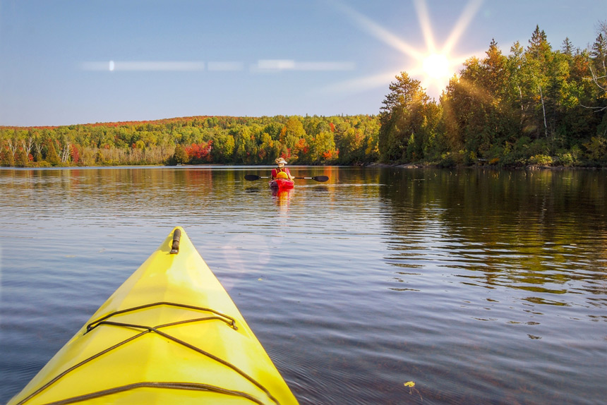 Algonquin provincial Park en kayak © Shutterstock